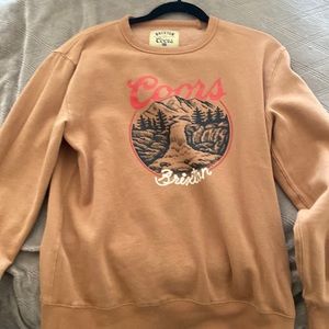 Coors sweatshirt, girls or boys can wear
